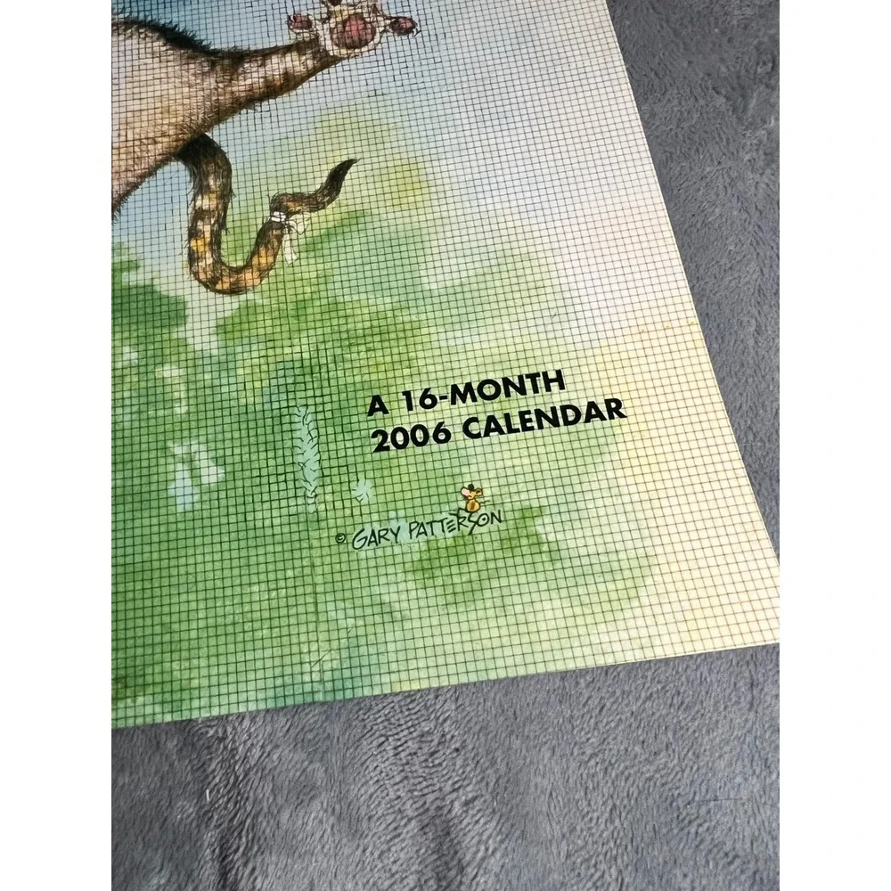 Gary Patterson Cats 2006 16 Calendar Vintage Funny Cat Art Hometown Graphic